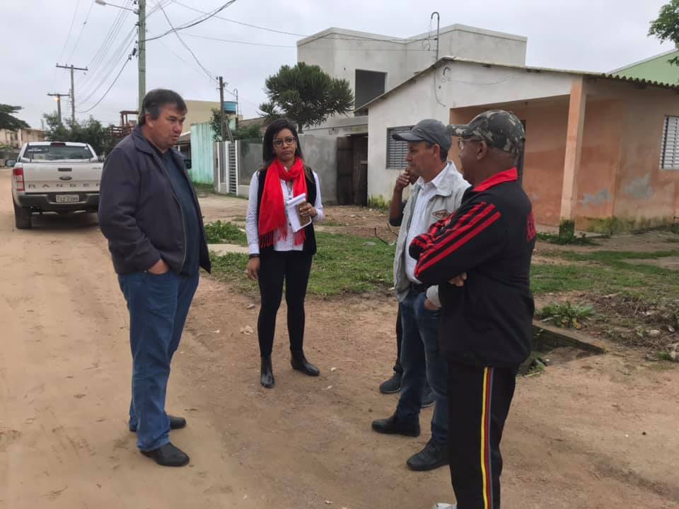 Eder Blank acompanha situação de ruas do Jardim do Prado