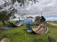Peixoto pede agilidade na reconstrução de caixa d'água no Posto Branco