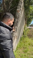 Segurança: Peixoto articula recuperação de muro de escola