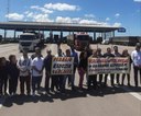 Mobilização de vereadores contra o aumento dos pedágios no Polo Municipal Mobilização de vereadores contra o aumento dos pedágios no Polo Municipal