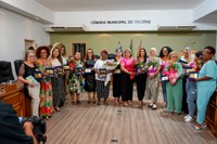 Mulheres são homenageadas em Sessão Solene