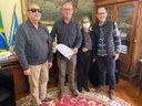 Presidência da Câmara recebe representantes da Escola  Louis Braille