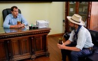 Presidente da Câmara Municipal recebe Secretário Estadual de Esporte e Lazer