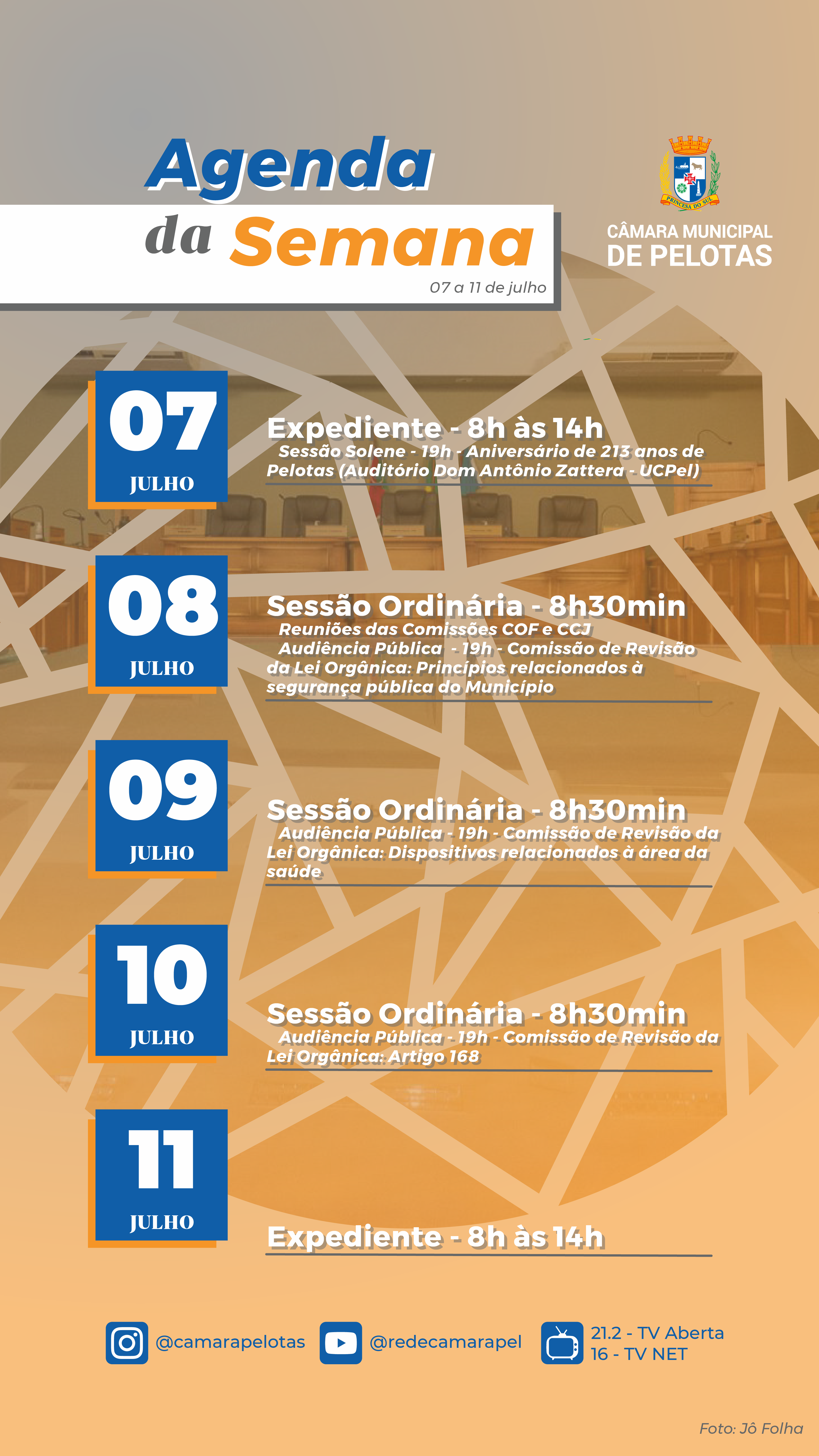 Agenda Legislativa: 07/07 - 11/07