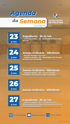 Agenda Legislativa: 23/06 - 27/06