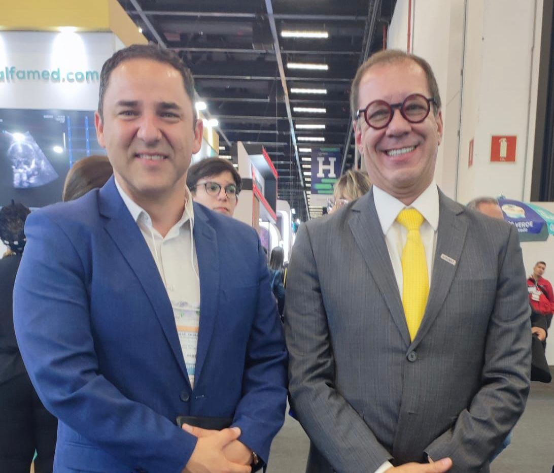 Rafael Amaral Esteve na Expo Hospitalar em São Paulo - SP