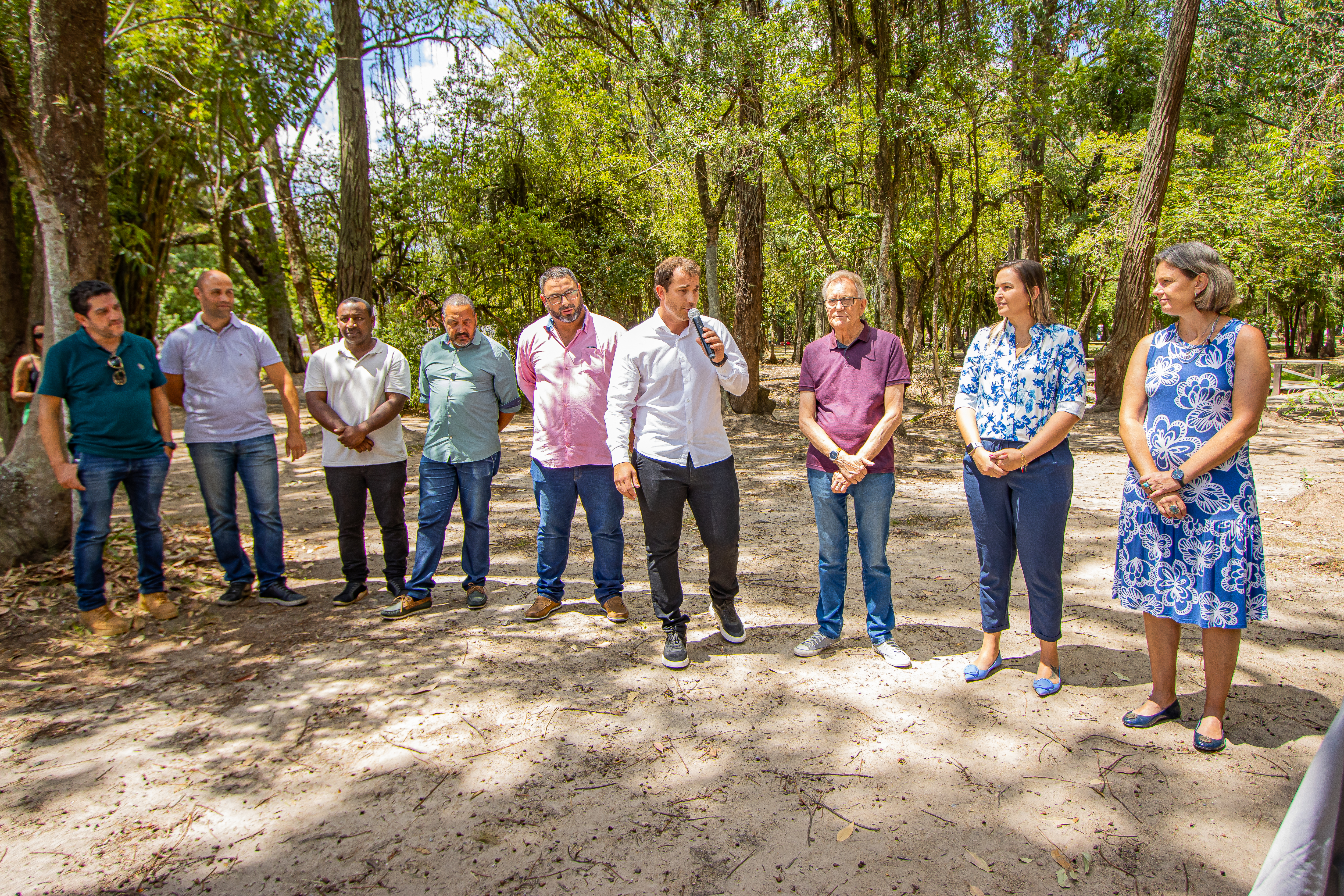 Vereador Carlos Junior comemora início das obras do Parque da Baronesa