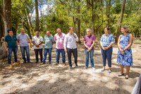 Vereador Carlos Junior comemora início das obras do Parque da Baronesa