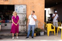 Vereador Carlos Junior participa da entrega da Estrada do Pontal da Barra