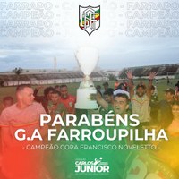 Vereador Carlos Júnior propôs homenagem ao G.A. Farroupilha