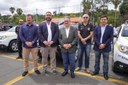 Vereador Marcio Santos vai a ato de entrega de viaturas em Porto Alegre. 