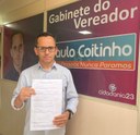 Vereador Paulo Coitinho aprova 16 emendas impositivas 