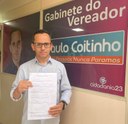 Vereador Paulo Coitinho aprova 16 emendas impositivas Vereador Paulo Coitinho aprova 16 emendas impositivas