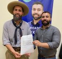 Vereador Peixoto recebe documentação do recurso para Loteamento Eldorado