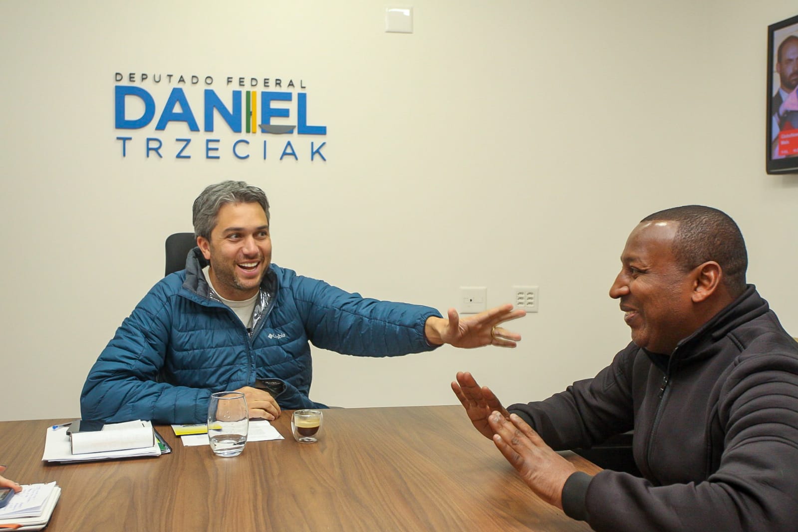Vereador Reinaldo Belezinha realiza reunião com Deputado Federal Daniel Trzeciak