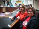 Vereadoras da bancada do PT, professora Carla Cassais e Miriam Marroni, participaram do lançamento do dossiê Os Feminicídios no Rio Grande do Sul